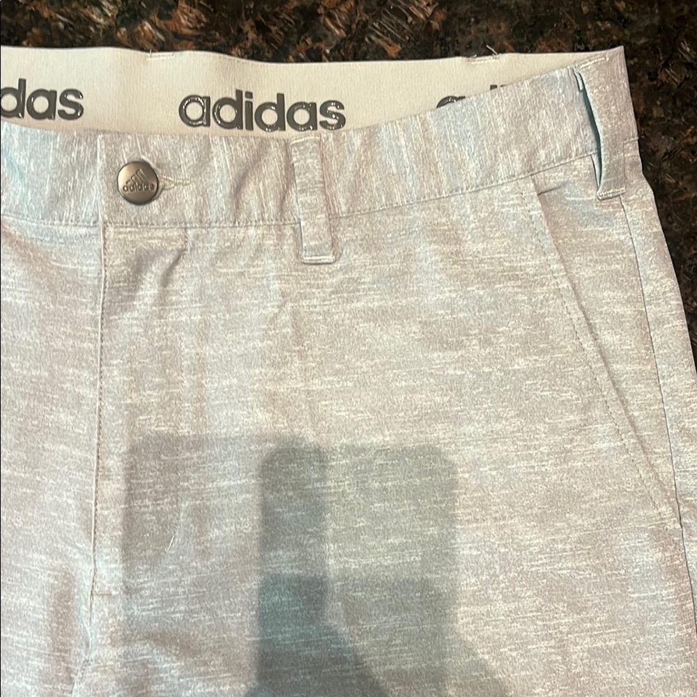 Adidas Light Gray Casual Shorts